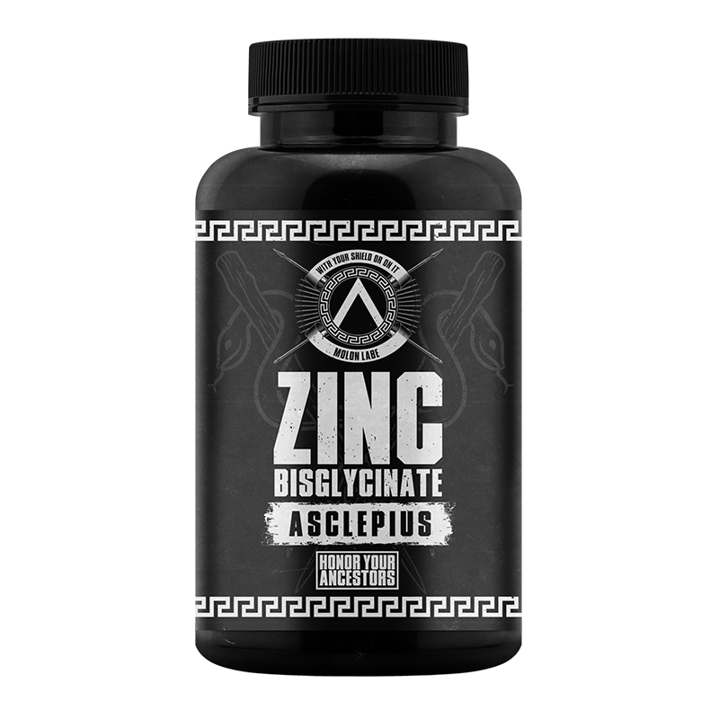 Gods Rage Asclepius Zinc Bisglycinate 120 Tab