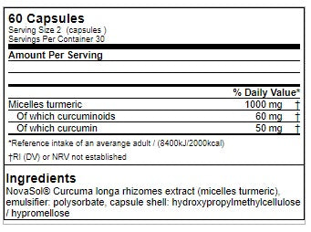 Gods Rage Curcumin Novasol 60 Kaps.