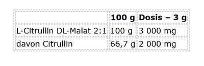 Nutrend Citrulline Malat 300g