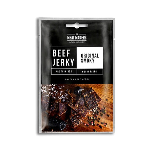 The MeatMakers Beef Jerky Original SnackPack 15x