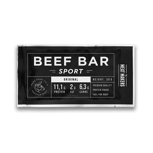 The Meat Makers Beef Jerky Sports Bar 6x