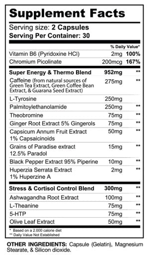 Gaspari Nutrition DTN8 Explosive Fat Burner 60 Caps