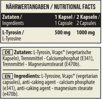 MST - L-Tyrosin 1000 90 Kapseln