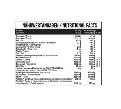 MST - Aqua Power Electrolyte Boost - 360g Orange INAKTIV