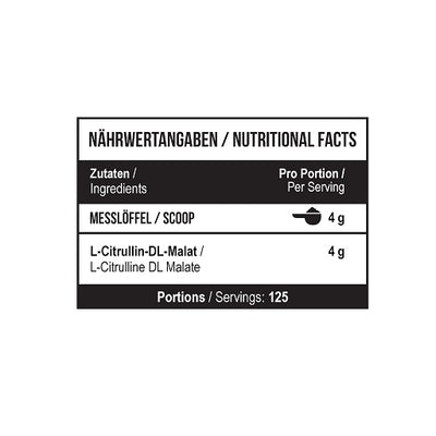 MST - Citrulline 2:1 -  500g neutral RAW
