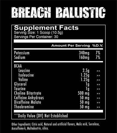 Redcon1 Breach Ballistic (BCAA) 30 Serv. Watermelon