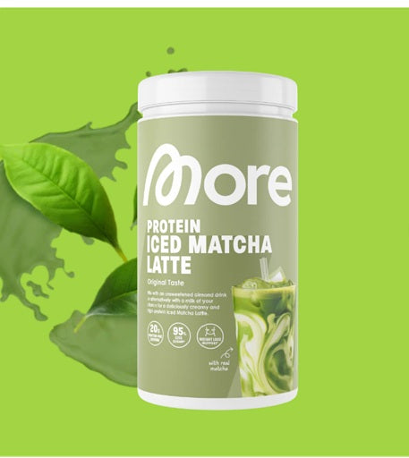 More Nutrition Protein Iced Matcha Latte 500g Dose INAKTIV