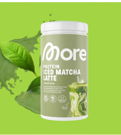 More Nutrition Protein Iced Matcha Latte 500g Dose INAKTIV
