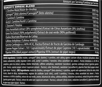Genius Nutrition Warcry Shredz 30 Serv.