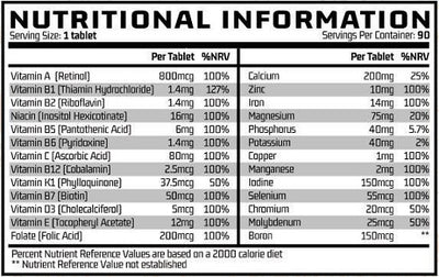 Chemical Warfare Multivitamins 30 Tabletten