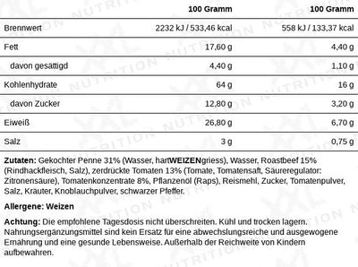 XXL Nutrition Easy Meals 400g