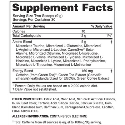 Optimum Amino Energy 270g