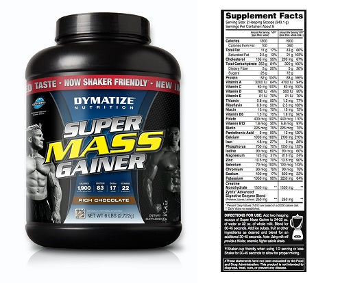 Dymatize Super Mass Gainer 6lbs Cookies & Cream