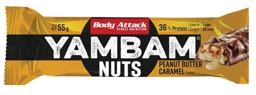 Body Attack YAMBAM NUTS Protein Riegel (15x