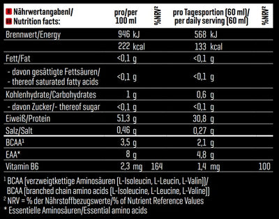 Body Attack Beef Amino Liquid 1000ml