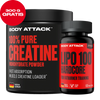 Body Attack Lipo 100 Hardcore + Pure Creatine 300g AKTION