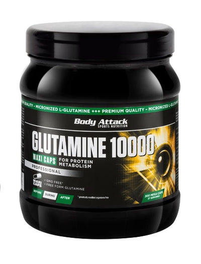 Body Attack Glutamine 10000, 300 Kapsel