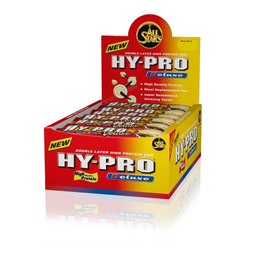 All Stars Hy-Pro Deluxe Bar 24x 100g Display White-Chocolate Crunch