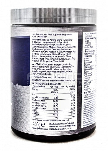 DY Nutrition NOXPUMP 450g Summer Fruit