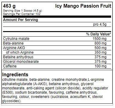FA Nutrition ICE Pump 10x18,5g PROBEN
