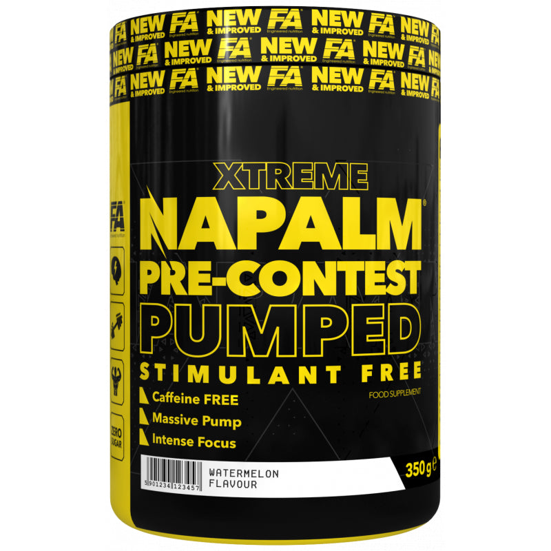 FA Nutrition Napalm PreContest Pumped Stimfree PROBEN 10x17,5g INAKTIV