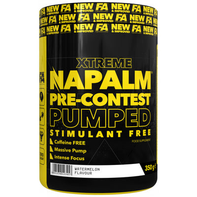 FA Nutrition Napalm PreContest Pumped Stimfree PROBEN 10x17,5g INAKTIV