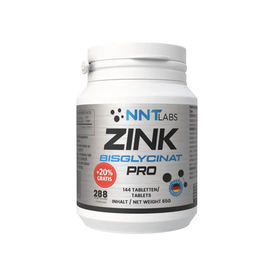 NNT Zink 50mg Bisglycinat PRO 120 Tabletten + 20% GRATIS