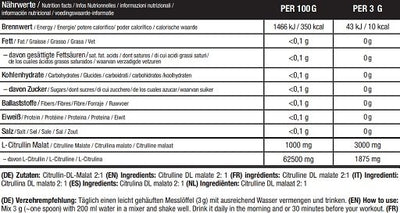 Sinob Core L-Citrullin Malat Pulver 300g Dose